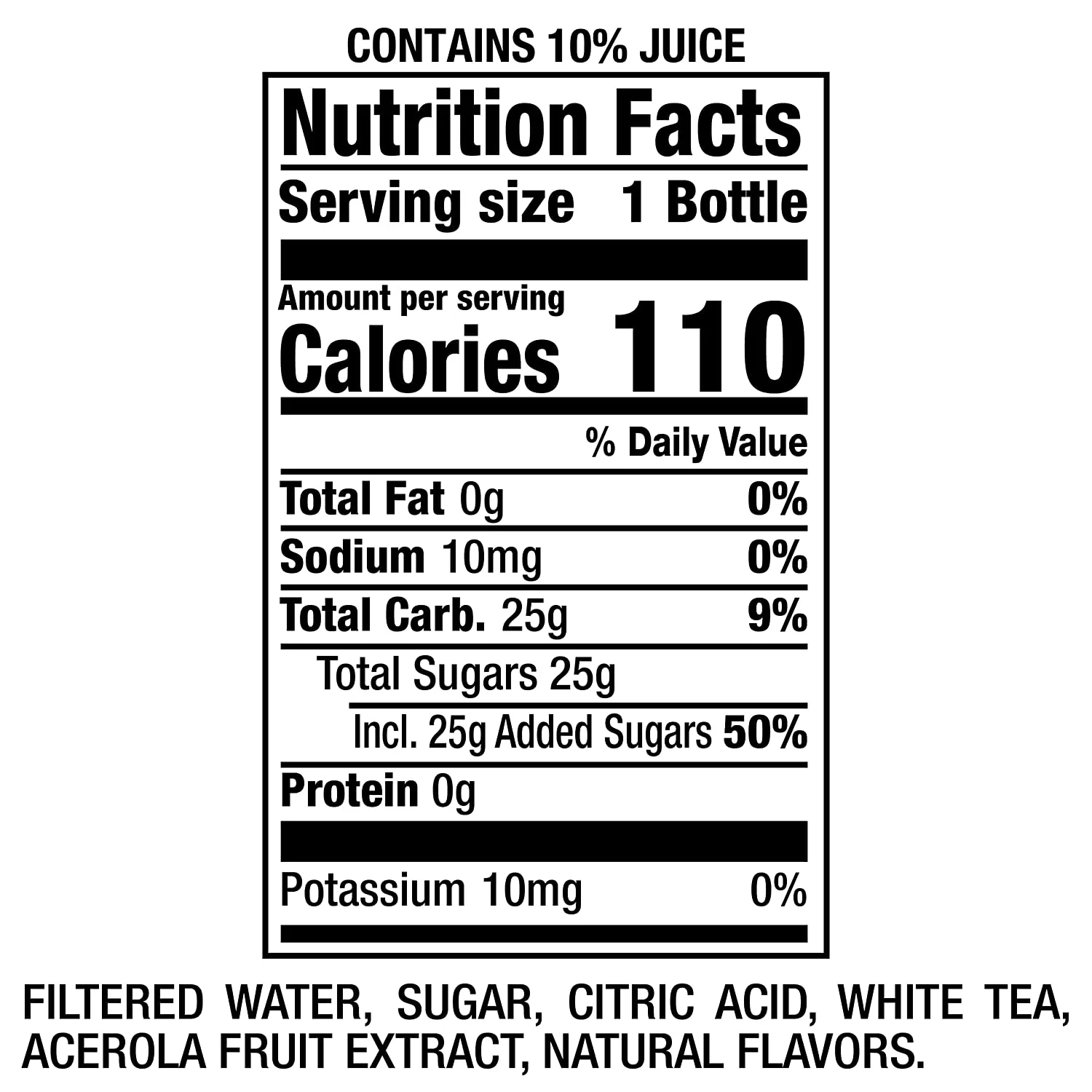 Snapple Elements Air, Prickly Pear Peach White Tea, 15.9oz - Multi-Pack - Image 2
