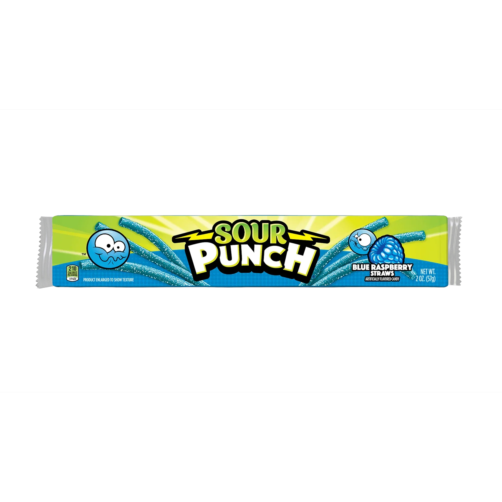 Sour Punch Chewy Candy Straws, Blue Raspberry, 2oz (Pack of 24) - Image 4