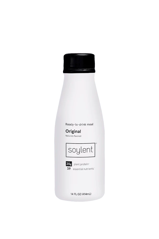 Soylent Meal Replacement Drink, Original, 14 oz Bottles, 12 Pack
