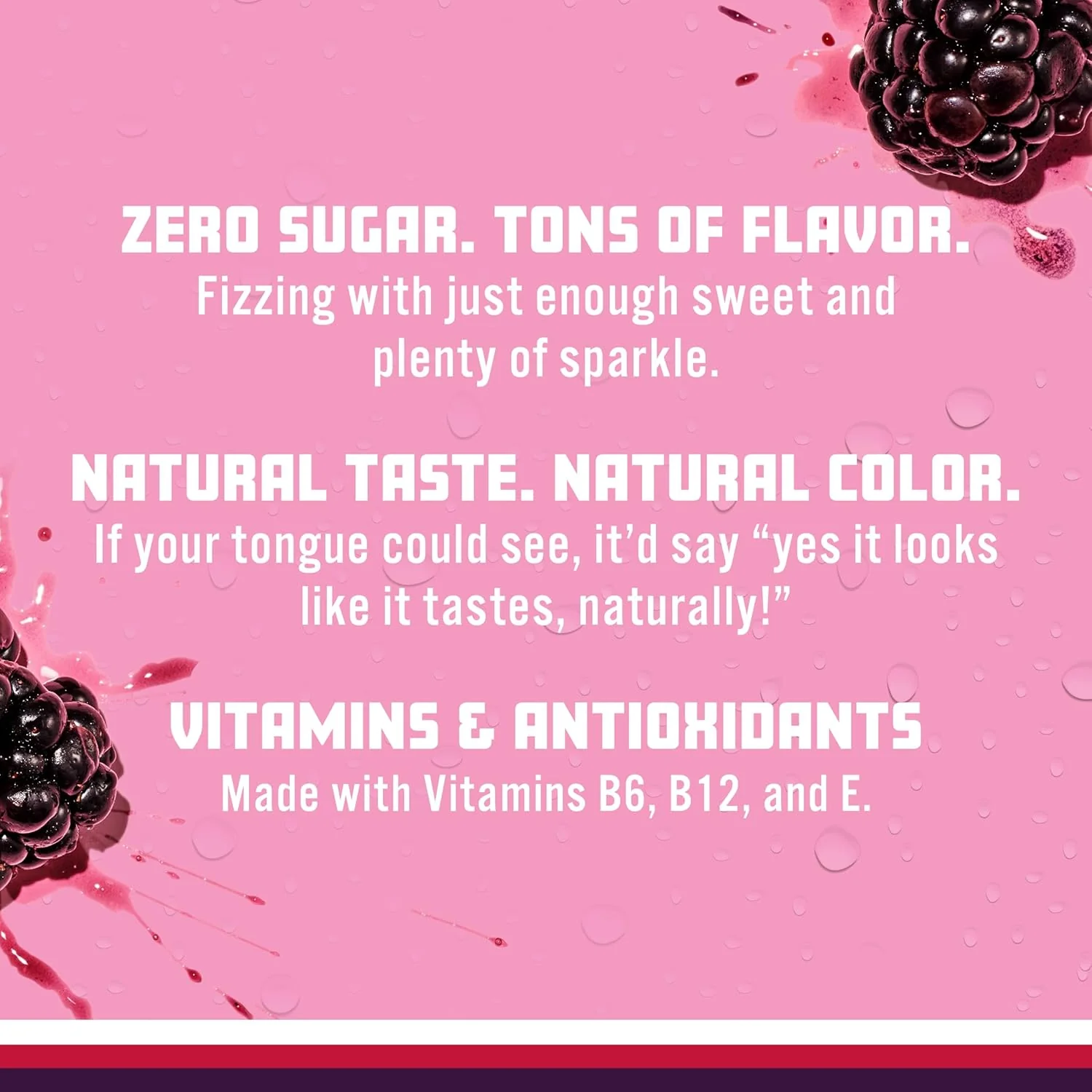 Sparkling Ice Flavored Sparkling Water, Black Raspberry, 17 oz (Pack of 12) - Image 4