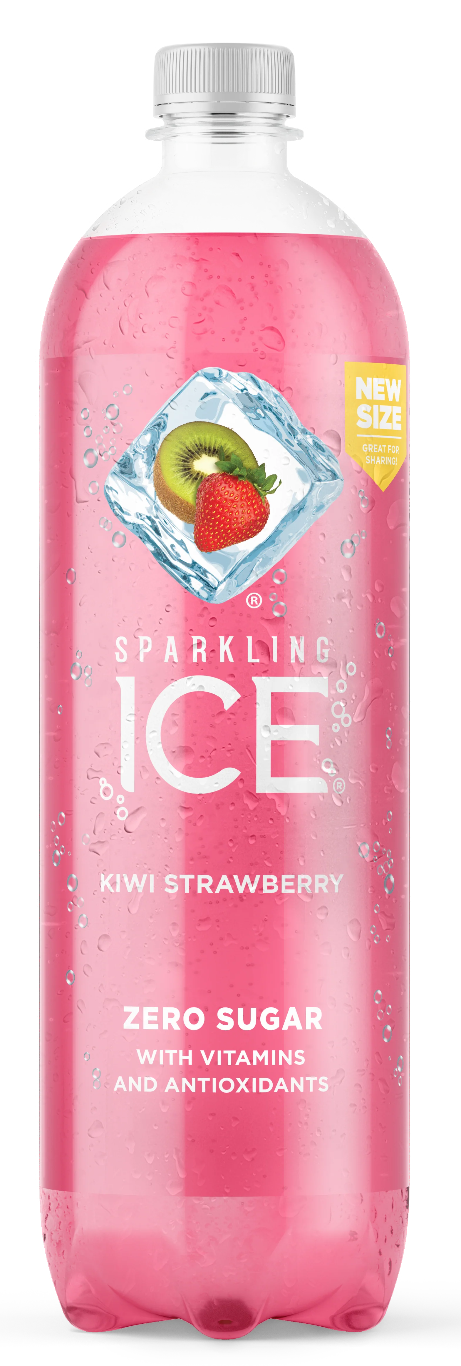 Sparkling Ice Flavored Sparkling Water, Kiwi Strawberry, 1 Liter - Multi Pack