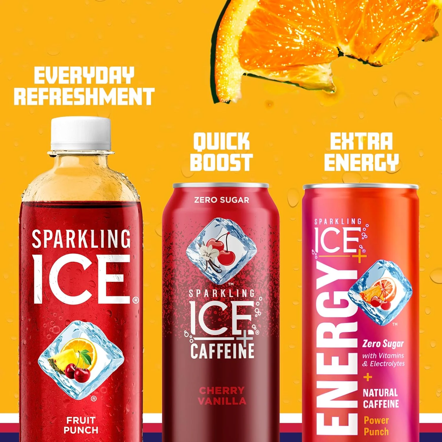 Sparkling Ice Flavored Sparkling Water, Fruit Punch, 17 oz (Pack of 12) - Image 6