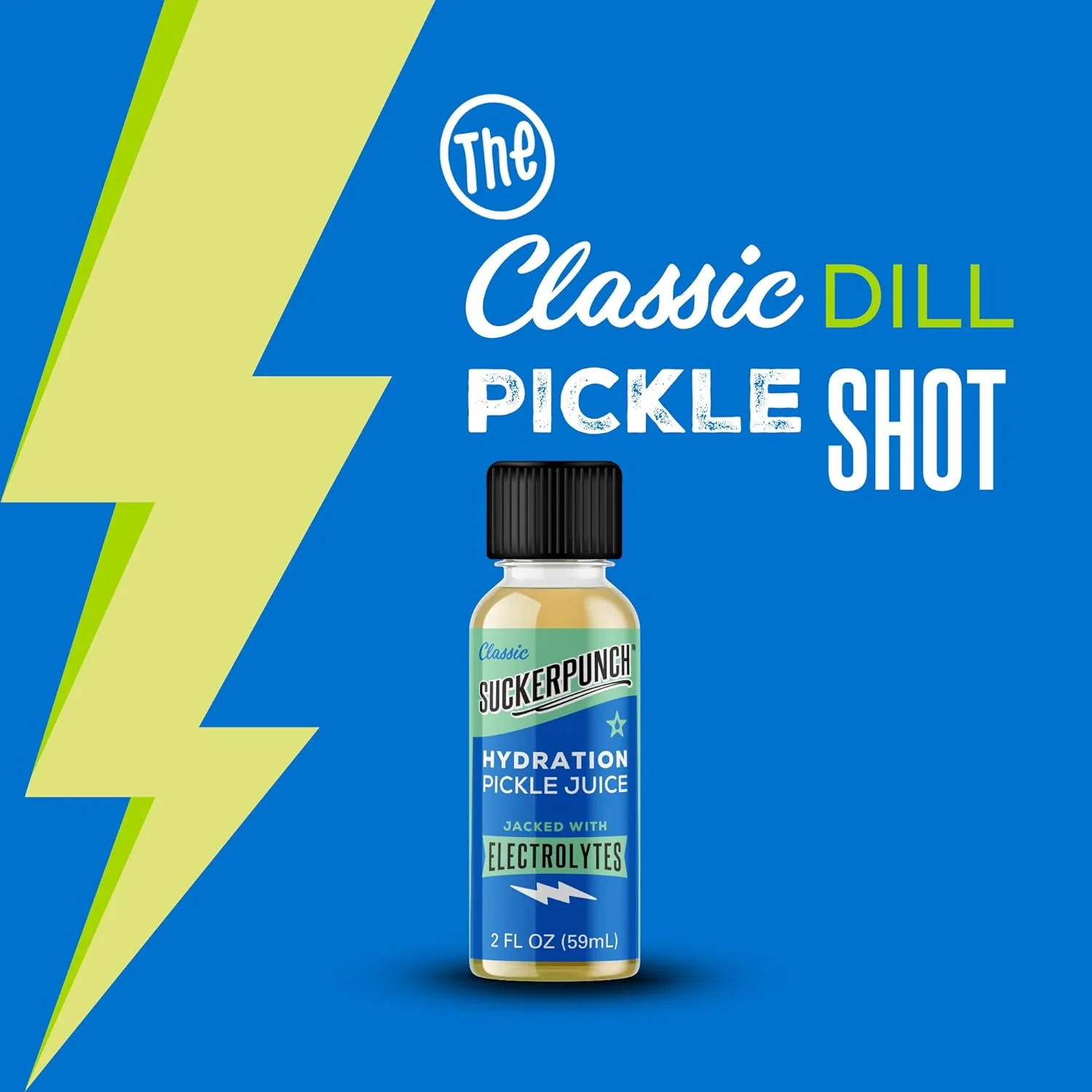 SuckerPunch Electrolyte Pickle Juice Shot, Classic Dill, 2oz (Pack of 12) - Image 5