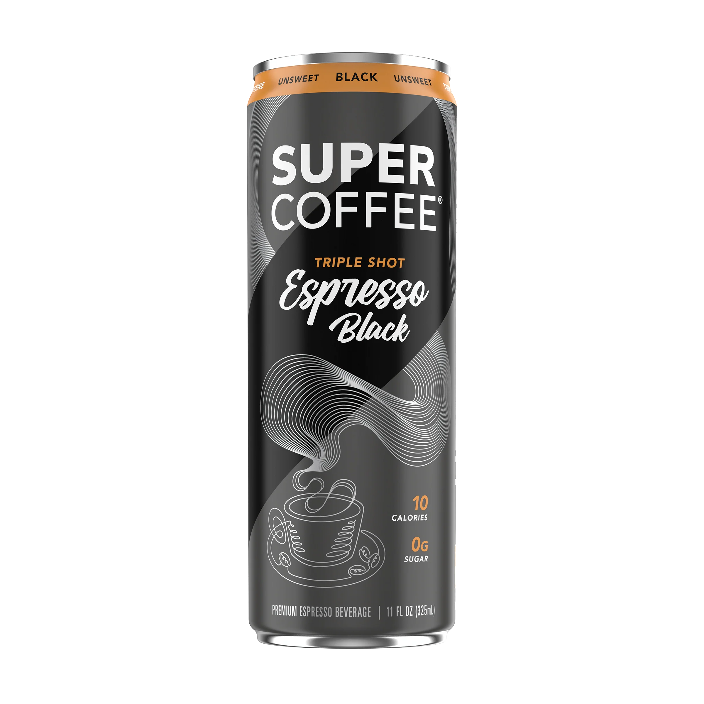 Super Coffee Espresso, Triple Shot Black, 11oz (Pack of 12) - Image 4
