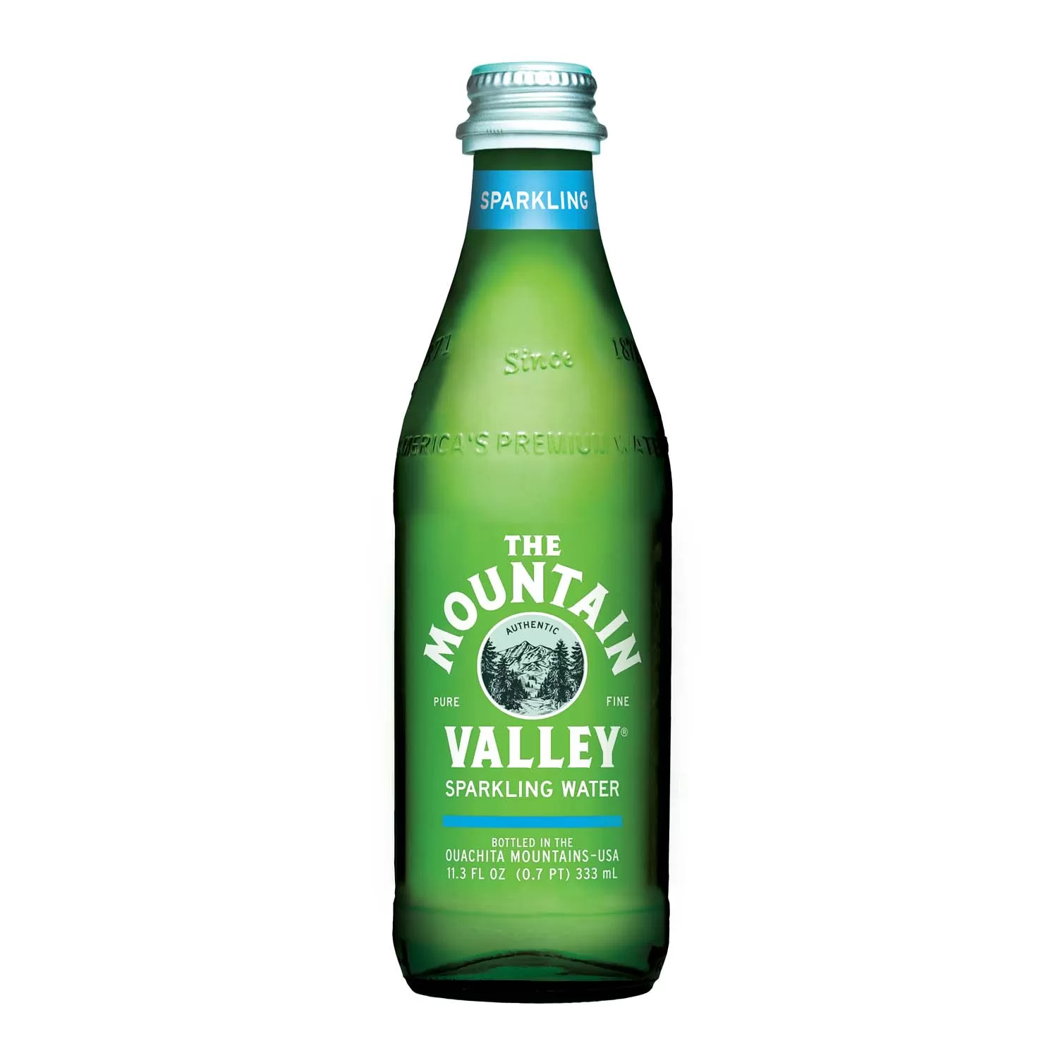 The Mountain Valley Sparkling Spring Water, 333ml (11.3oz) (Pack of 24) - Image 3