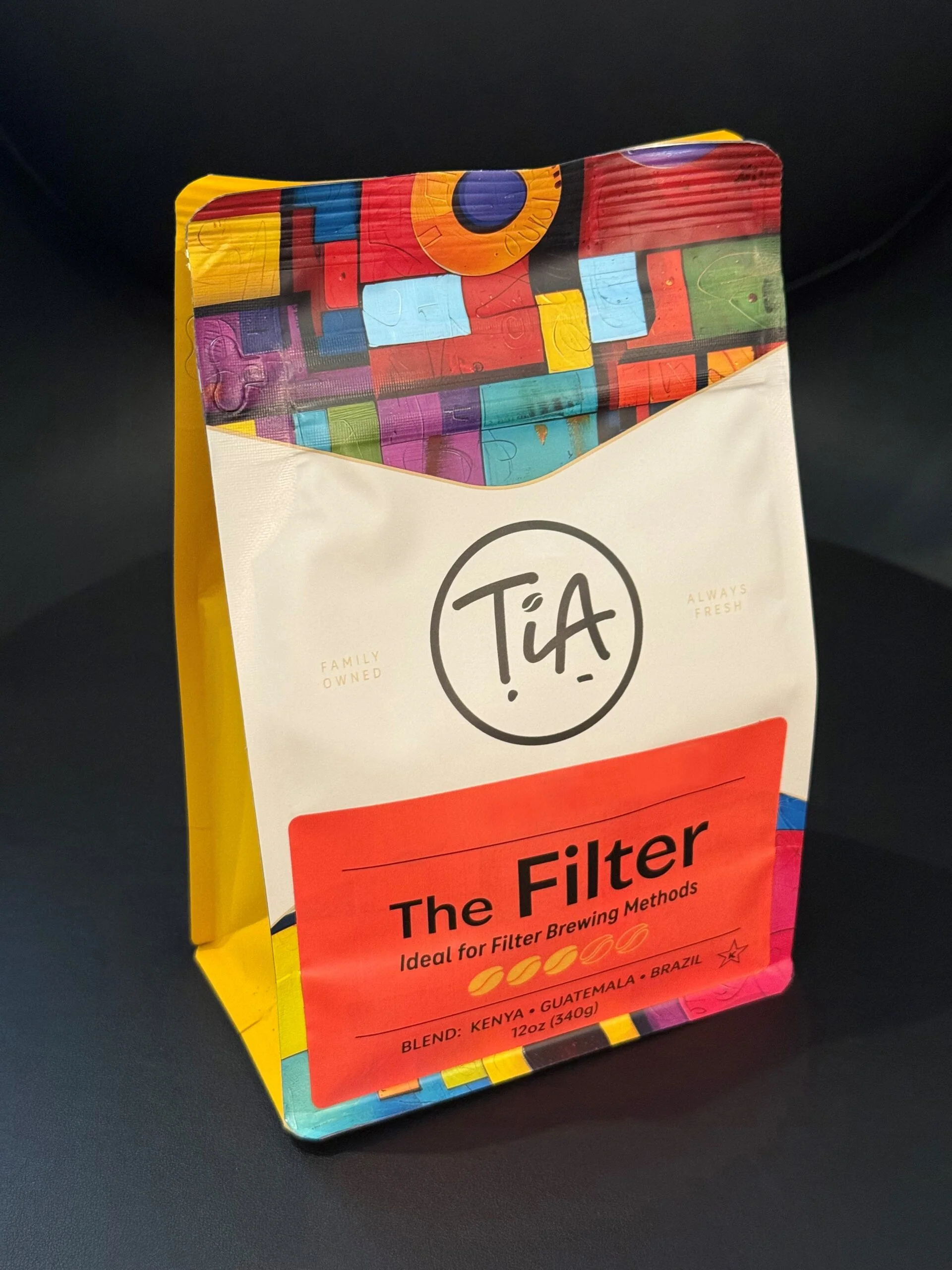 TiA Ground Coffee, The Filter, 12oz - Multi-Pack