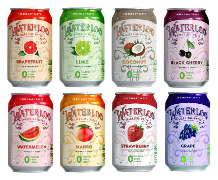 Waterloo Sparkling Water 12oz Cans, Mix & Match Custom Pack of 12